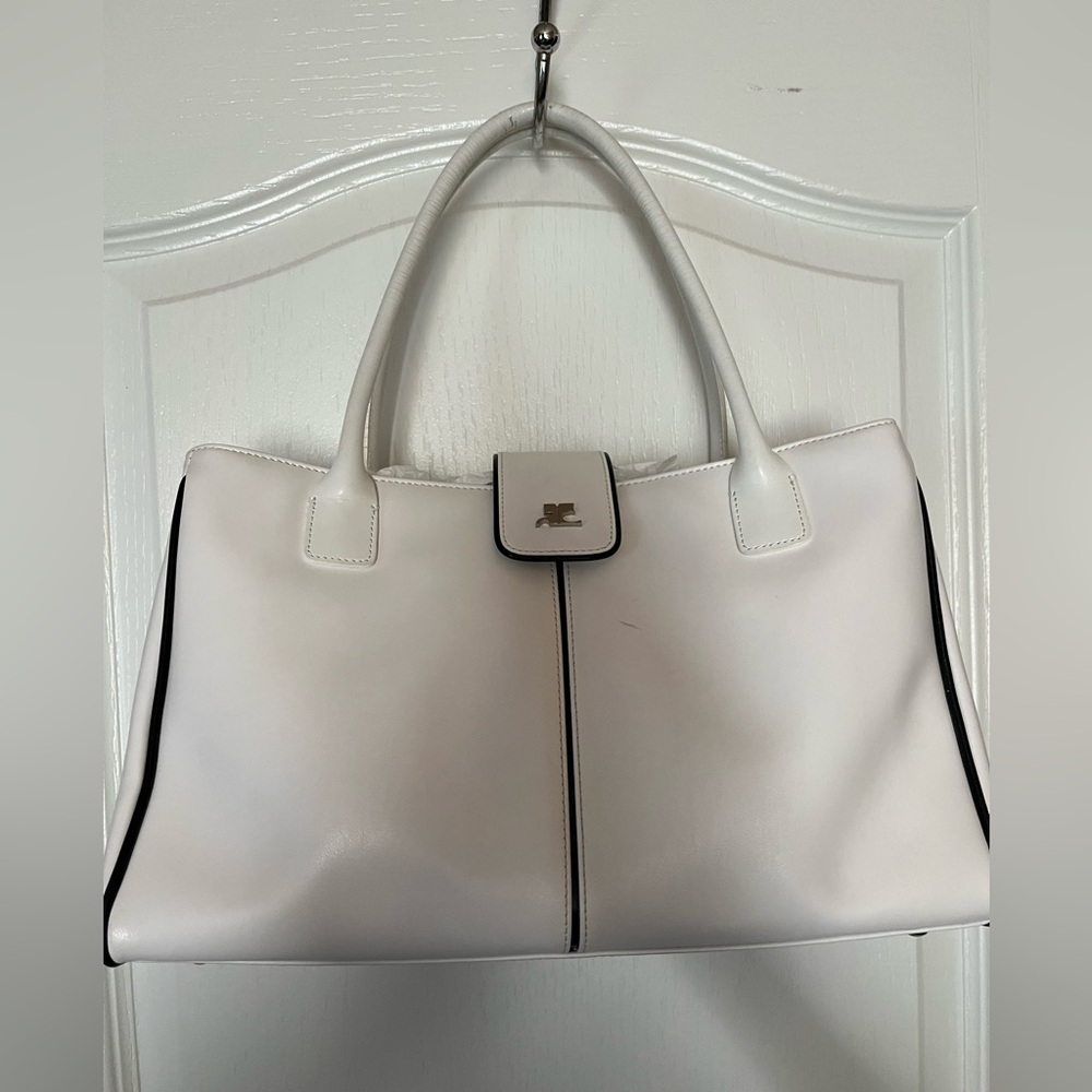 Vintage Courreges Paris  Handbag New without tags  white
